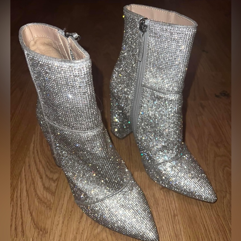 Steve Madden Rhinestone Booties
